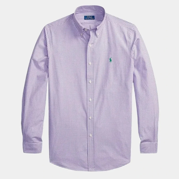 Polo Ralph Lauren Embroidered Logo Classic Fit Button Down Shirt - Picture 1 of 8